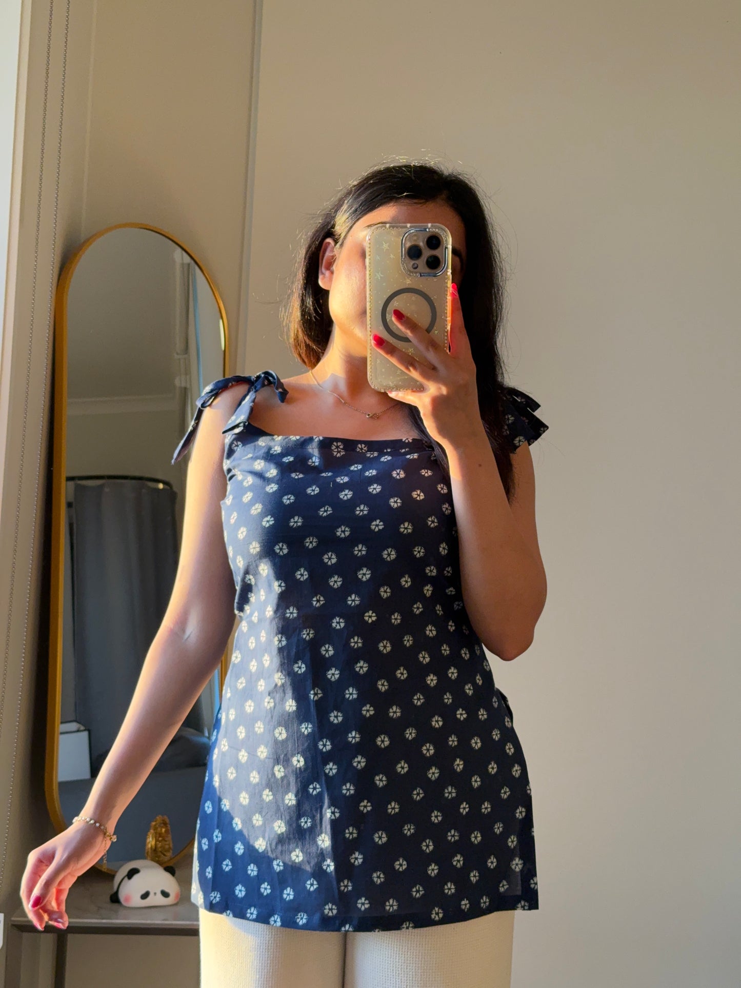 Tie Up Short Kurti