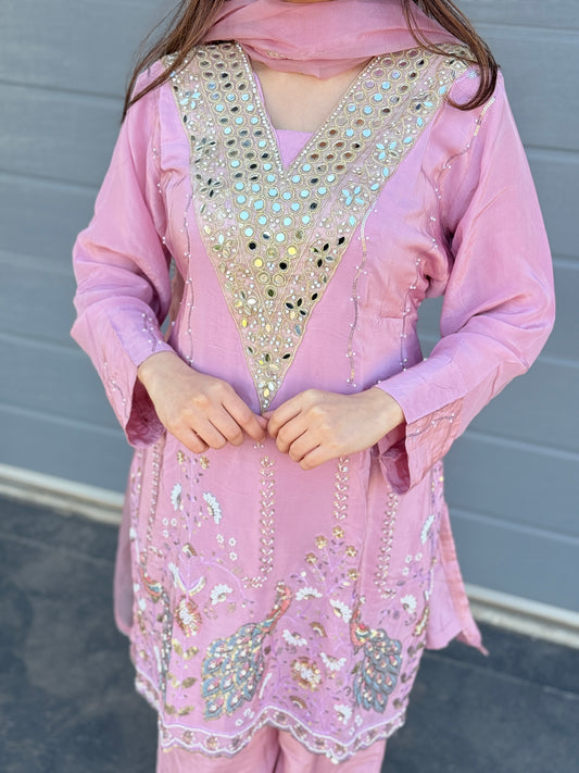 PASTEL PINK Three Piece Set