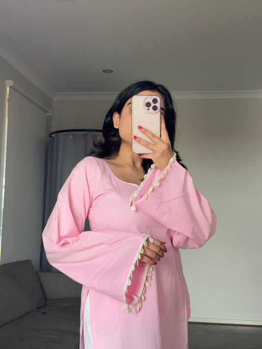 Cotton Candy Straight Kurti