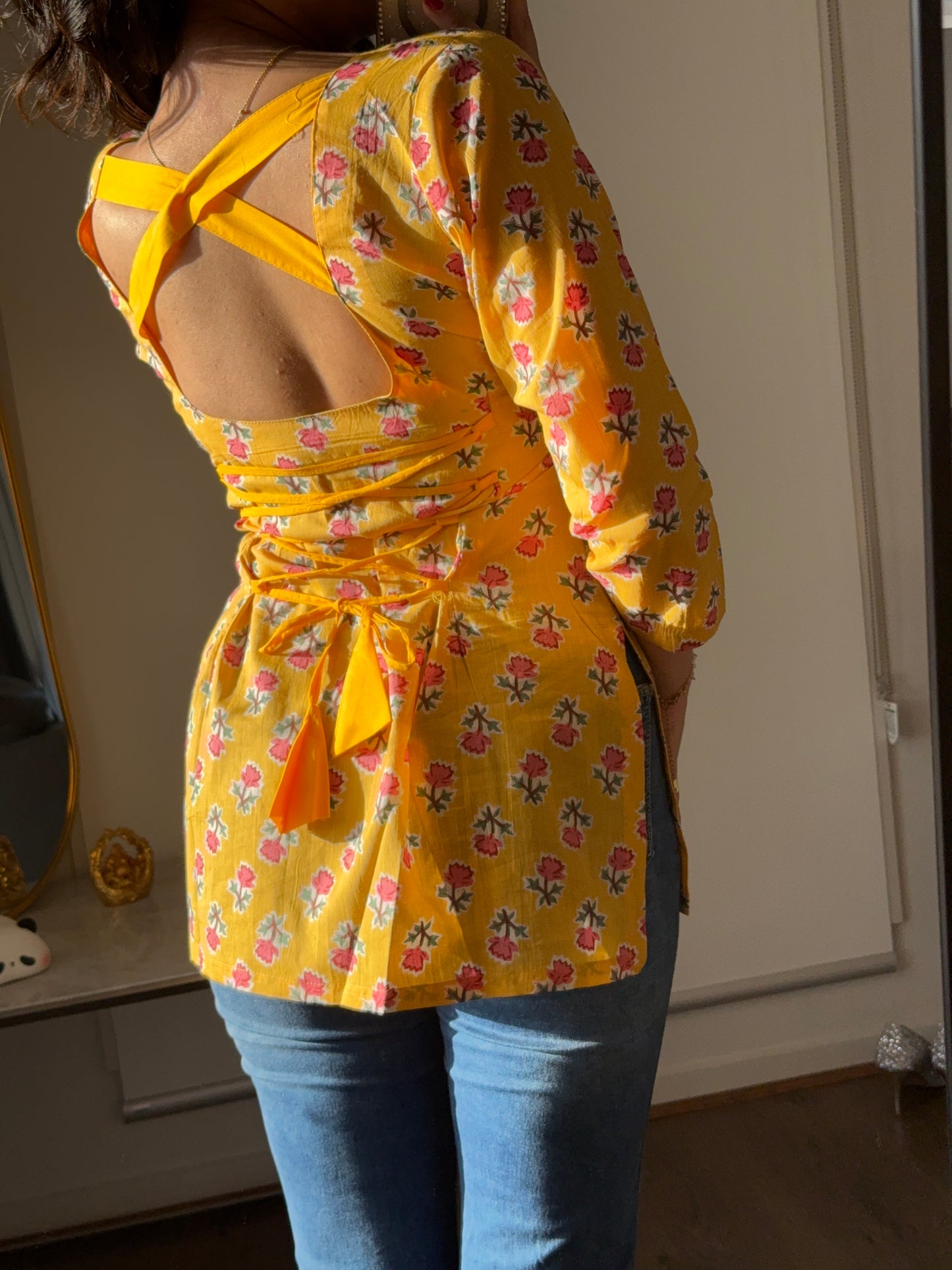 Floral Short Kurti