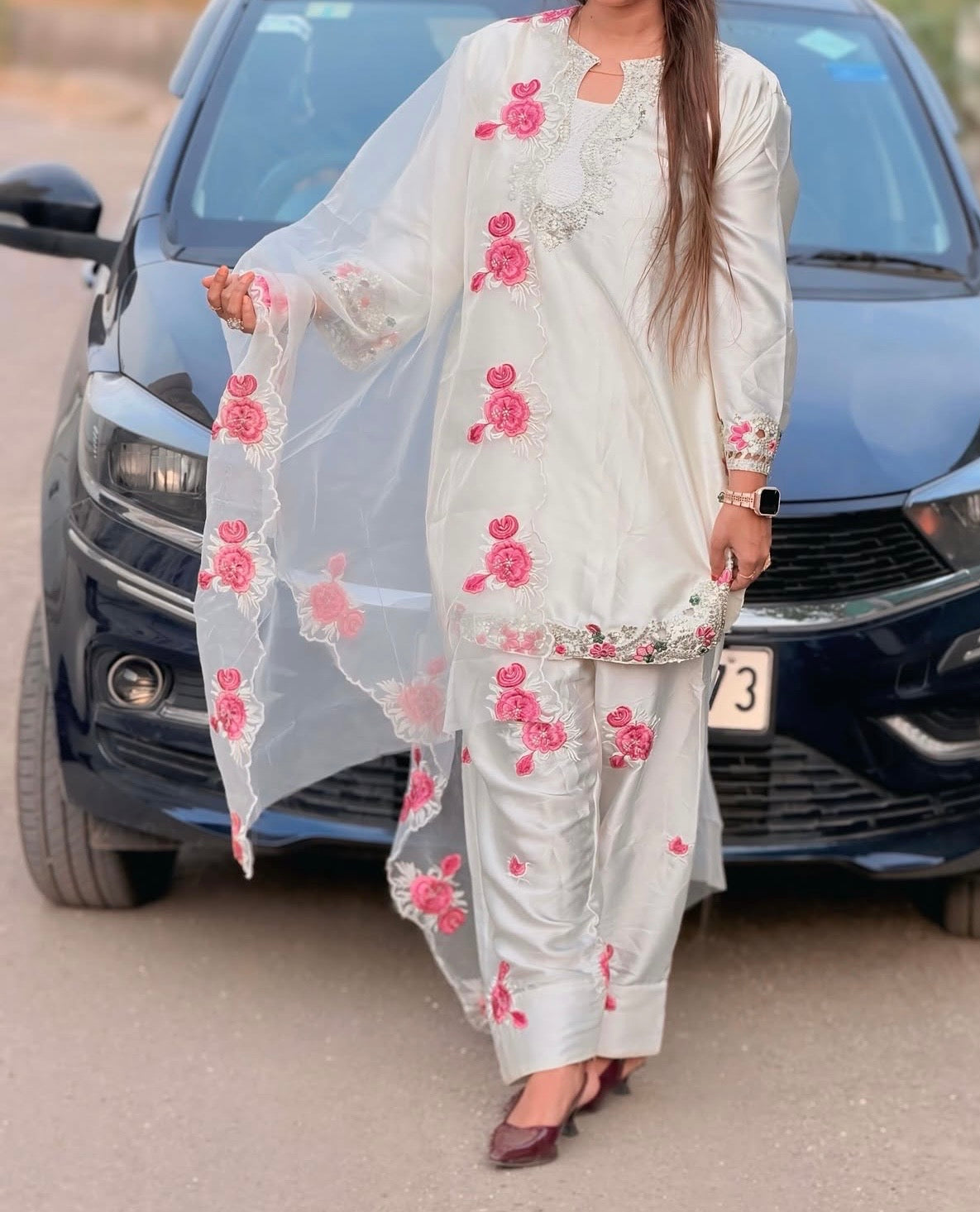 Soft Satin Farshi