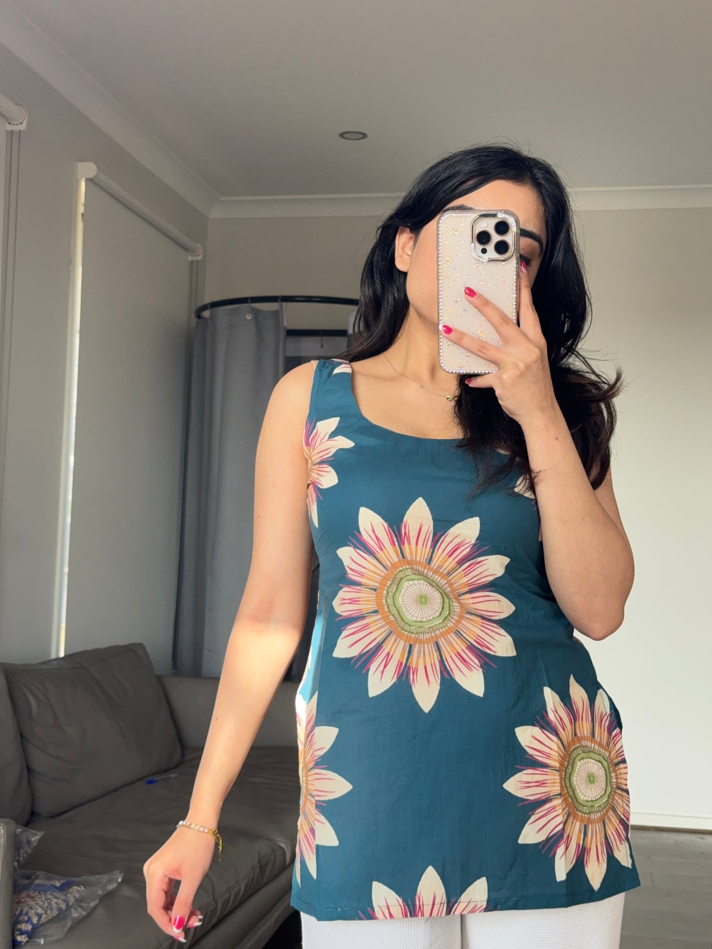 Backless Straight Kurti