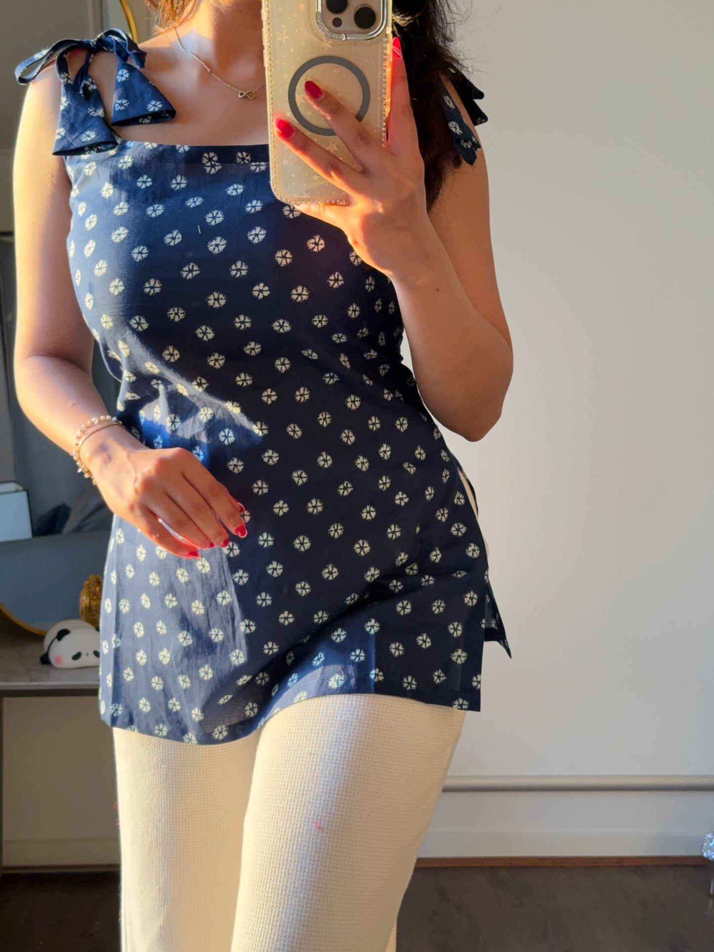 Tie Up Short Kurti