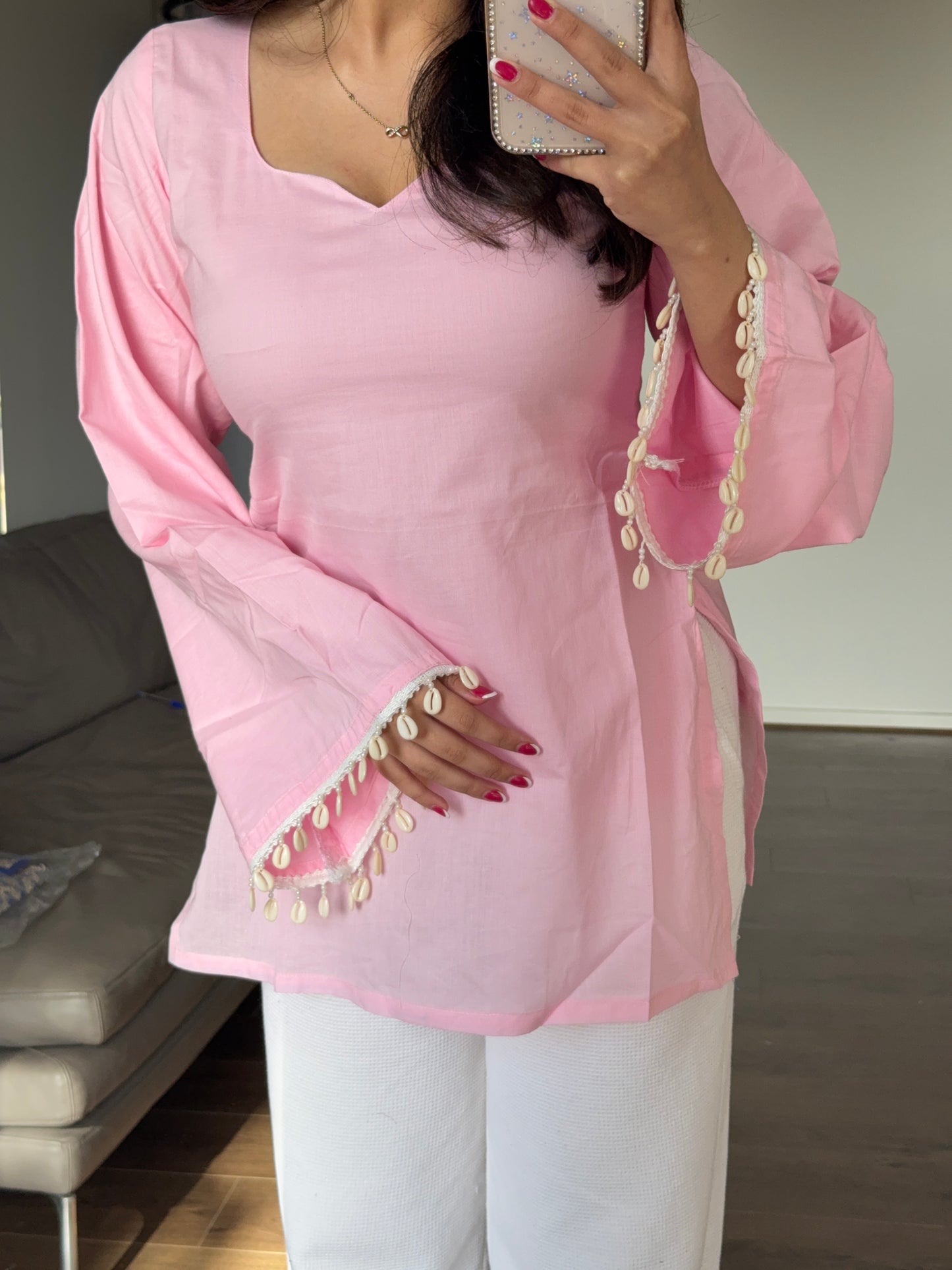 Cotton Candy Straight Kurti