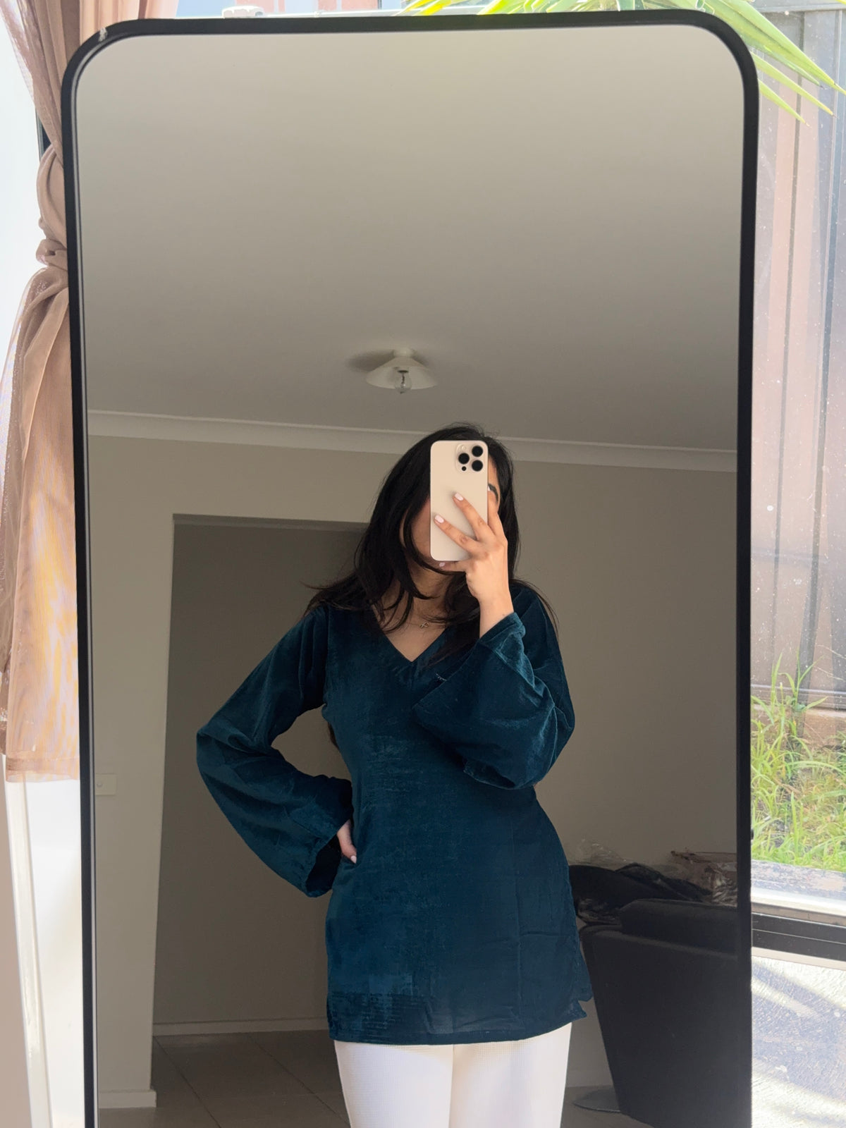 Velvet Short Kurti
