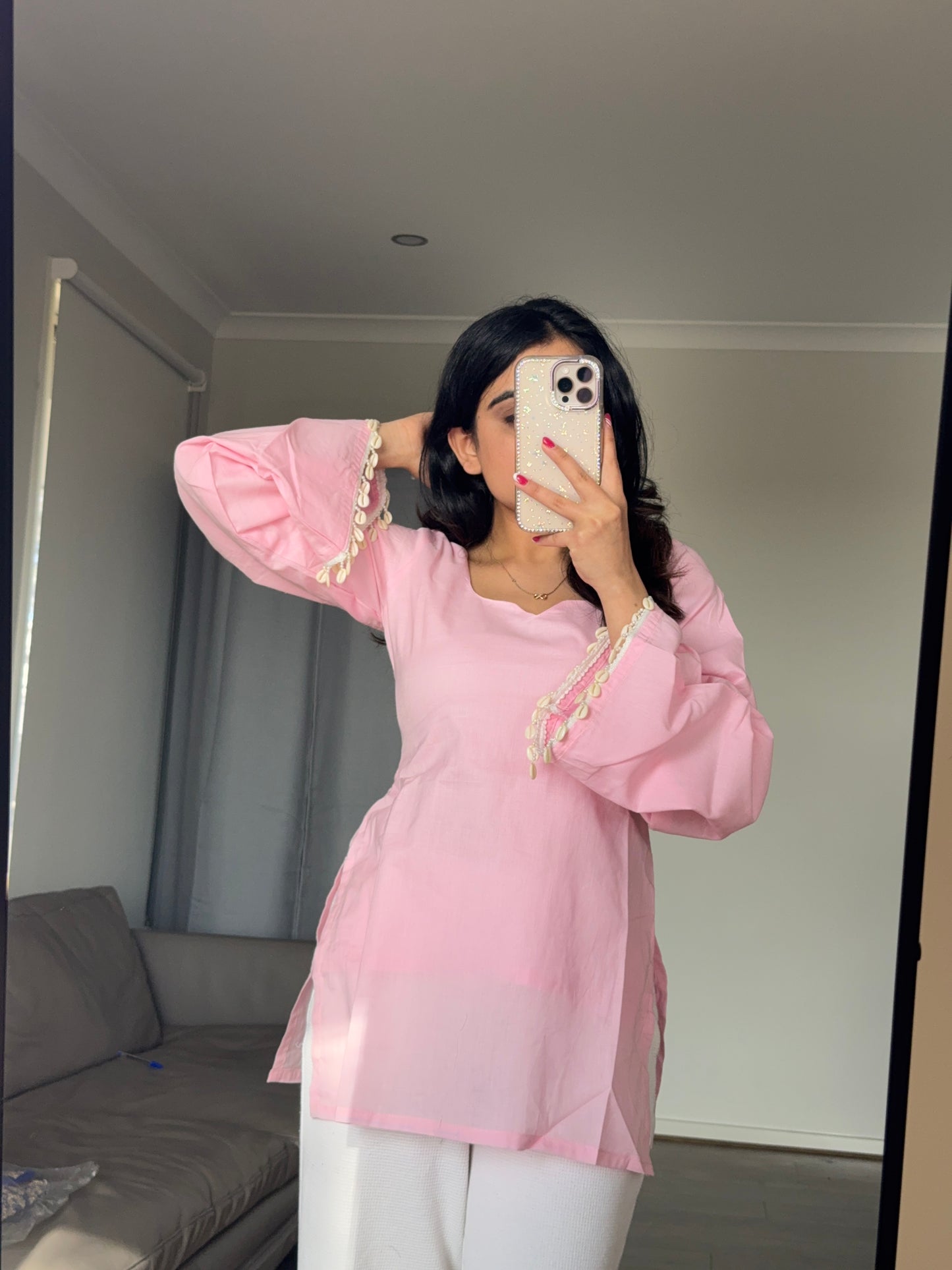Cotton Candy Straight Kurti